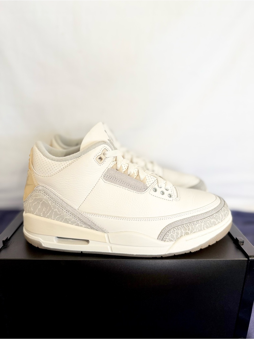 AUTHENTIC Jordan 3 Retro SE Craft Ivory Size 8.5 FJ9479-100 2023 PRE-OWNED